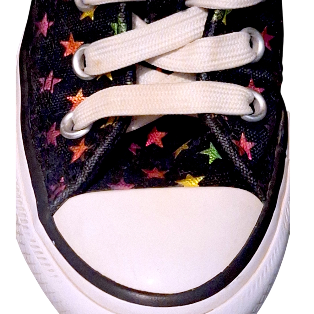 Converse All Star Chuck Taylor Kids Size 12- Starry Black - Picture 6 of 11
